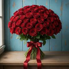 Букет Красные розы Блэк Меджик в Колпне
