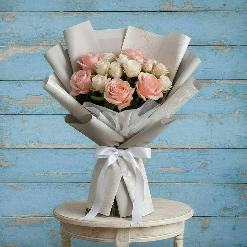 Букет цветов из: Розы в Колпне