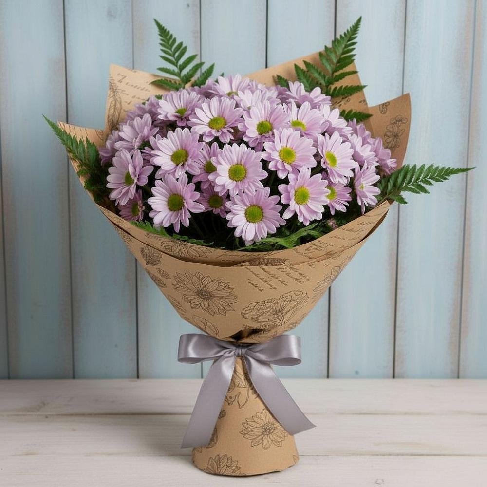 Букет цветов из: Хризантемы в Колпне