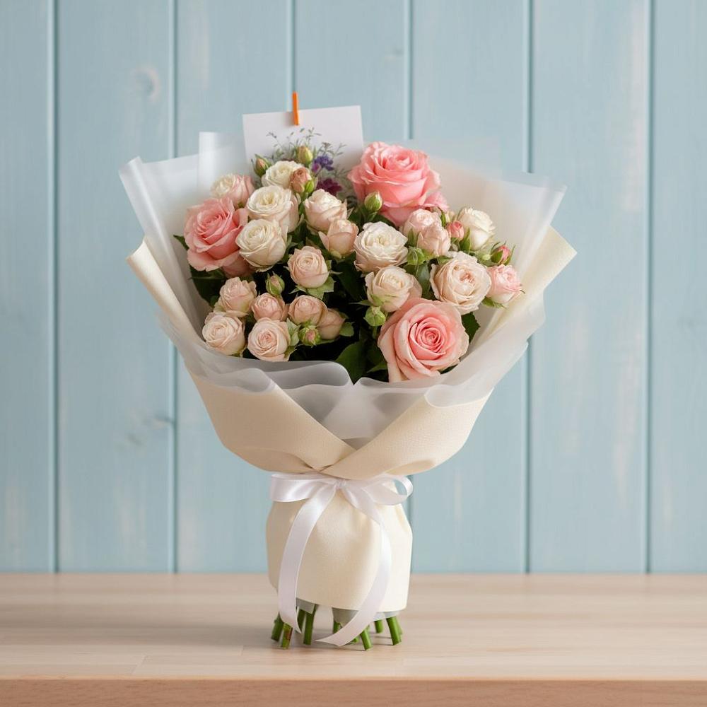 Букет цветов из: Розы в Колпне