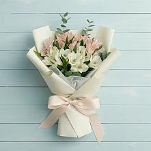Букет цветов из:  Альстромерии #REPLACE_PRED# Колпне