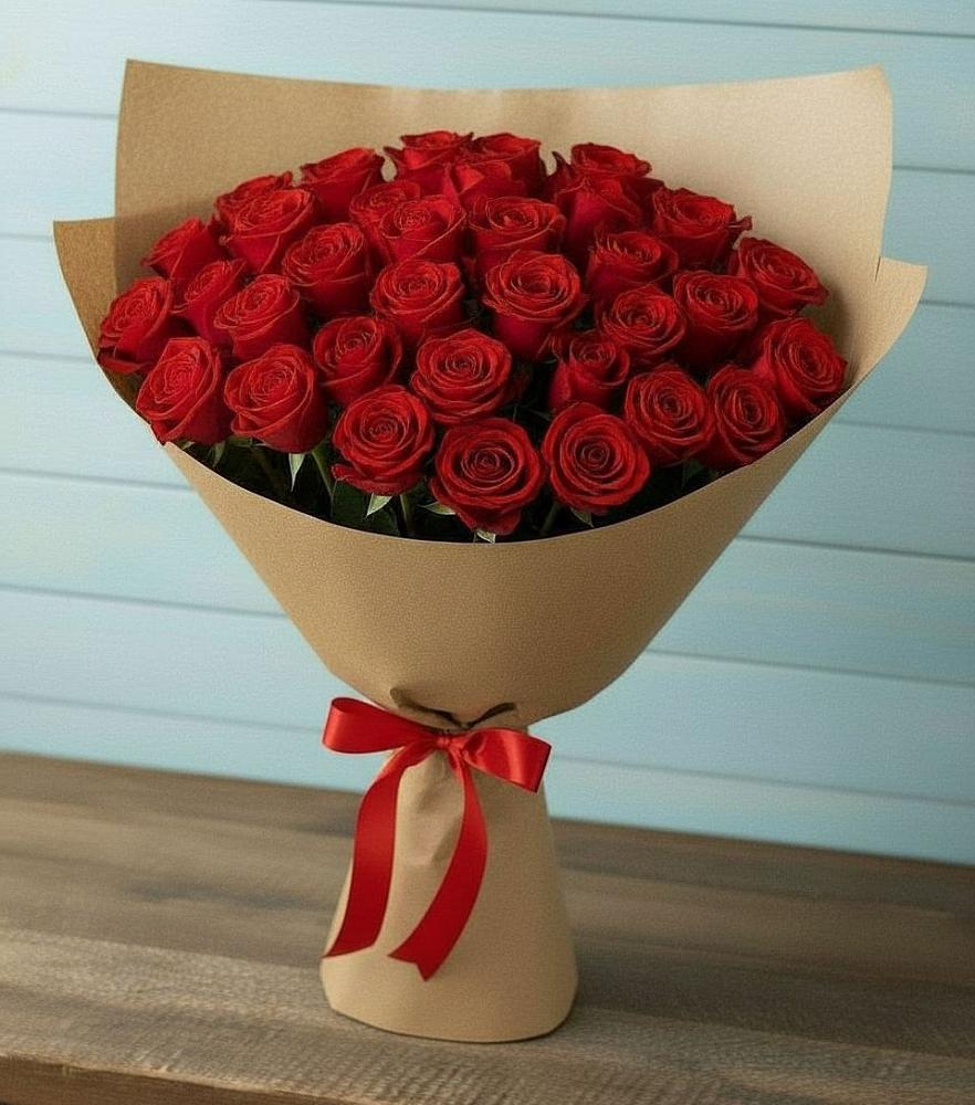 Букет Красные розы Милано в Колпне