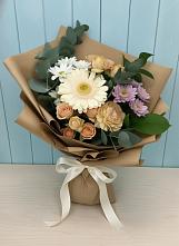 Букет цветов из:  Герберы и Хризантемы в Колпне