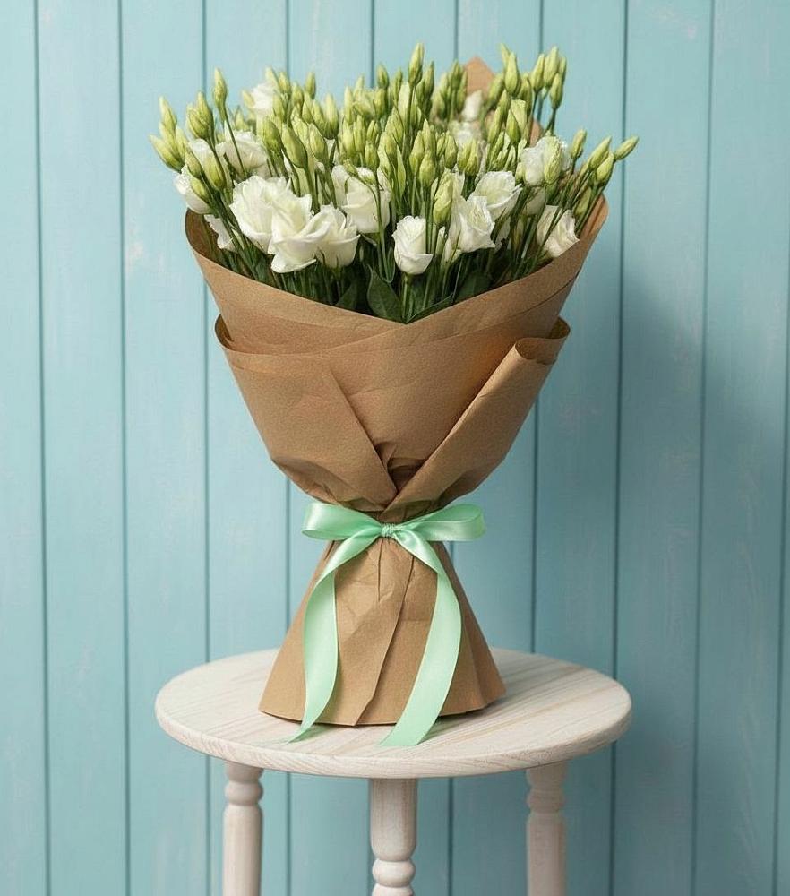 Букет цветов из: Лизиантусы в Колпне