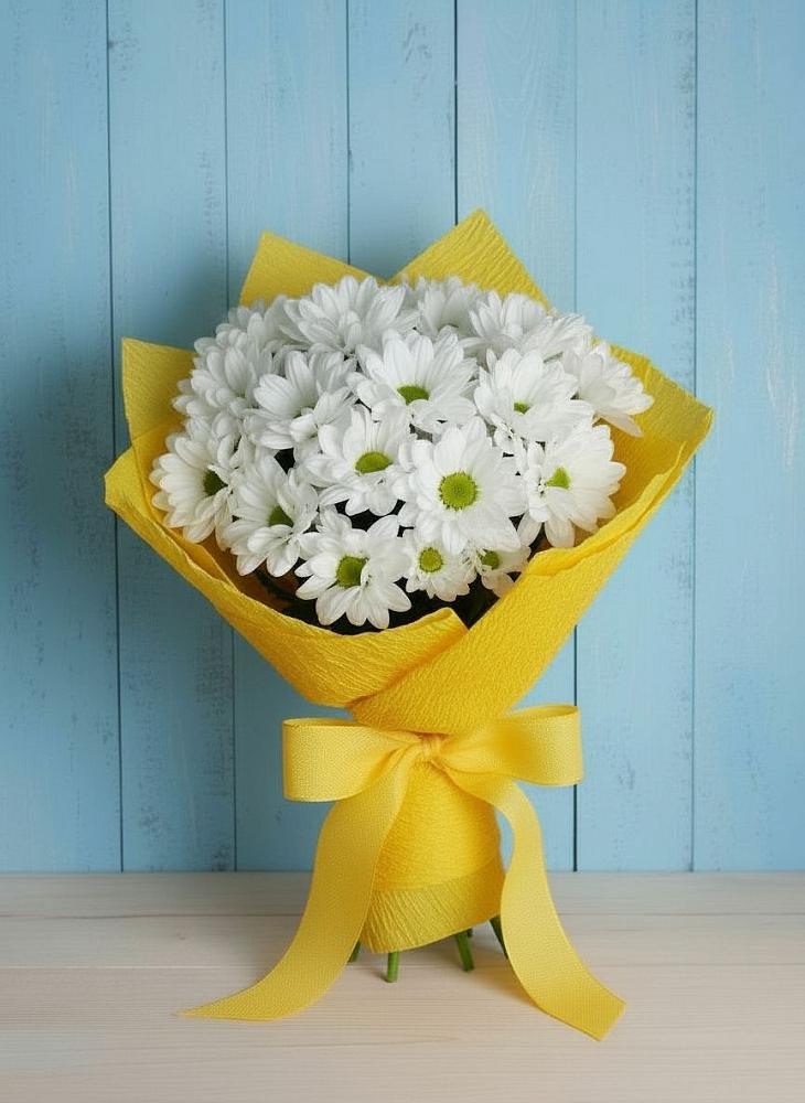 Букет цветов из: Хризантемы в Колпне