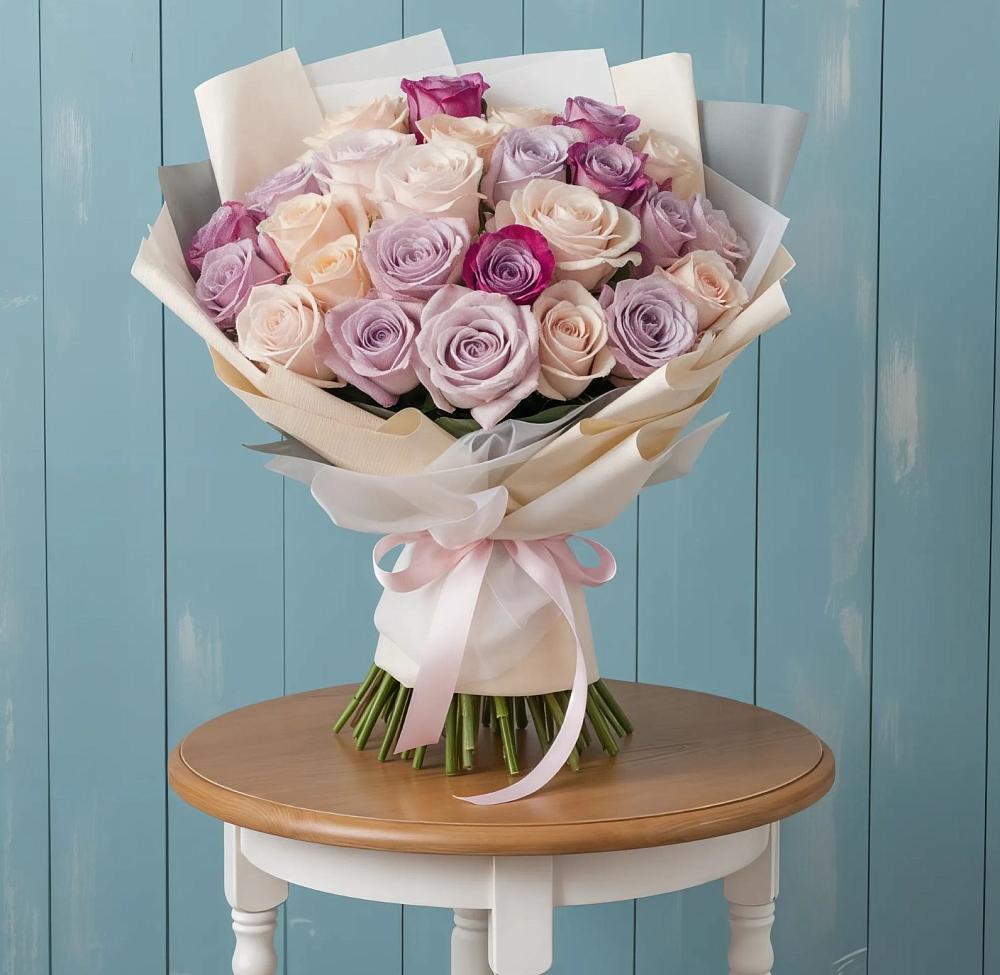 Букет цветов из: Розы в Колпне