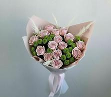 Букет цветов из:  Розы и Хризантемы #REPLACE_PRED# Колпне