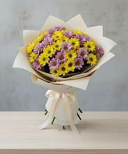 Букет цветов из:  Хризантемы #REPLACE_PRED# Колпне