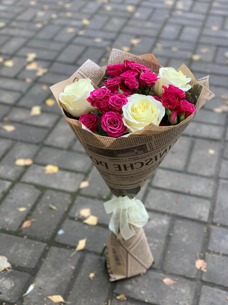 Букет цветов из: Розы в Колпне